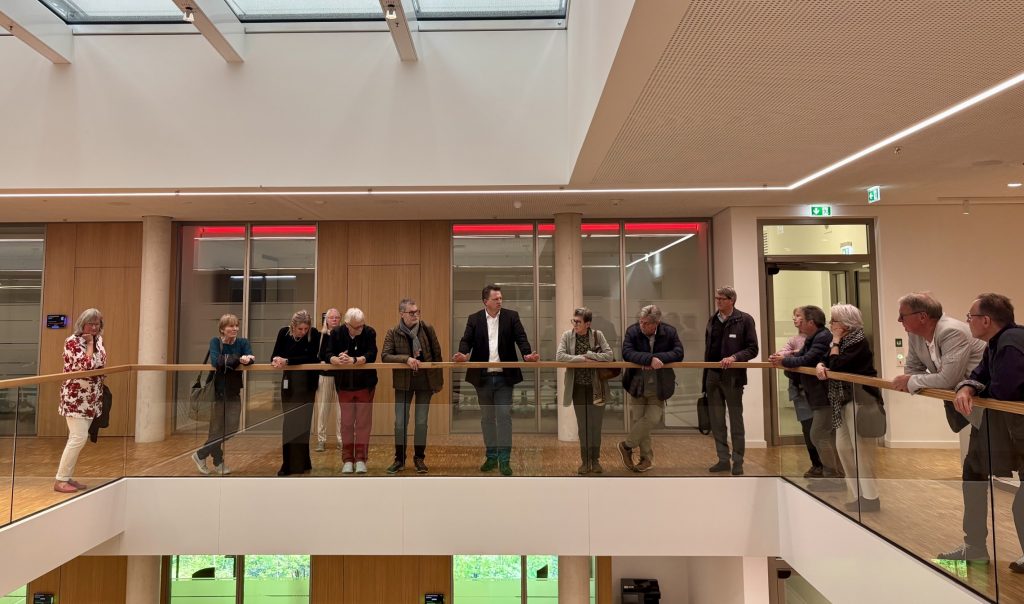 Zu Gast im neuen Sparkassen-Gebäude